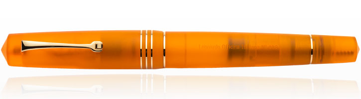 Leonardo Officina Italiana Pura Fountain Pens in Orange Flame / Gold