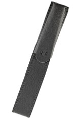 Otto Hutt Leather Single Pen Carrying Cases in Grey