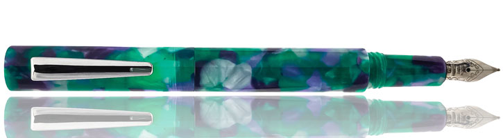 Monteverde MVP Fountain Pens in Green Abstracts