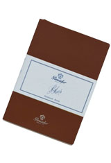 Pineider Blues (A5) Memo & Notebooks in Clay Brown