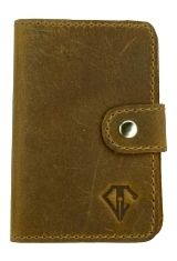 Saddle Brown / Refillable Dee Charles Designs Leather Pen Wipe Refillable Pen Care Supplies