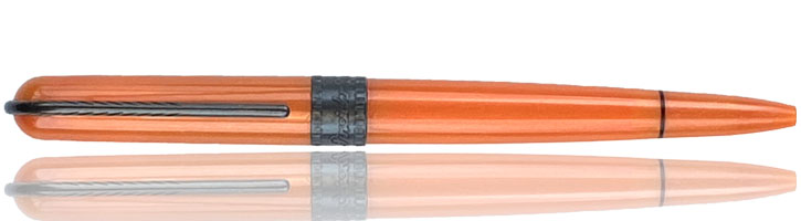 Pineider Metropolis Ballpoint Pens in Orange