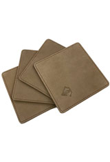 Desert Brown Dee Charles Designs Coasters (4) Executive Gifts & Desk Accessories
