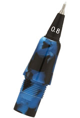 Blue Black .8 Yookers Front Section for Gaia Fiber Pen Parts