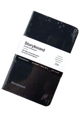 Black / Ruled Endless Storyboard Standard Pocket 2-pack Memo & Notebooks