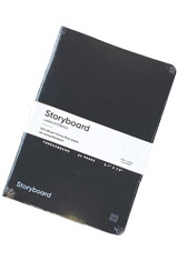 Endless Storyboard Standard Large Memo & Notebooks in Black / Ruled