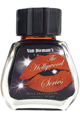 Rita Hayworth's Locks Van Dieman's Ink The Hollywood Series 30ml Fountain Pen Ink