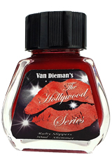 Ruby Slippers Van Dieman's Ink The Hollywood Series 30ml Fountain Pen Ink