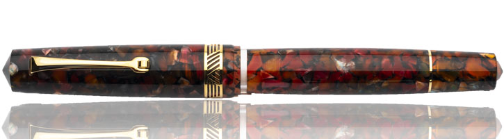 Leonardo Officina Italiana Momento Zero Magico Fountain Pens in Millefiori / Gold