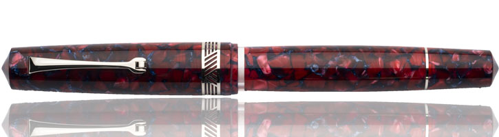 Leonardo Officina Italiana Momento Zero Magico Fountain Pens in Tramonto / Silver