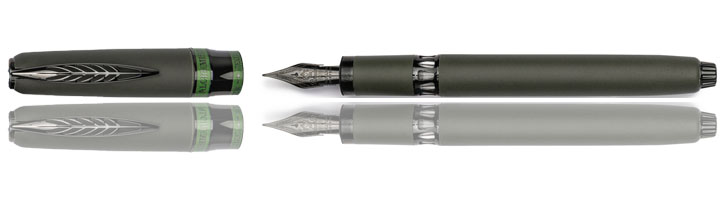 Krakatoa Green Pineider Alchemist 14kt Nib Fountain Pens