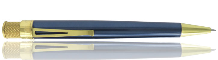 Ice Blue Retro 51 Tornado Classic Brass Rollerball Pens