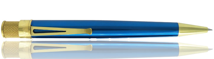 Peacock Retro 51 Tornado Classic Brass Rollerball Pens