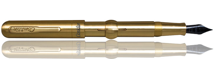 Conklin Mark Twain Crescent Brass Limited Edition (1898) Fountain Pens