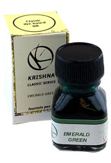 Emerald Green Krishna Classic 20ml Fountain Pen Ink
