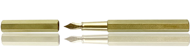 Brass Ystudio Classic Revolve Fountain Pens