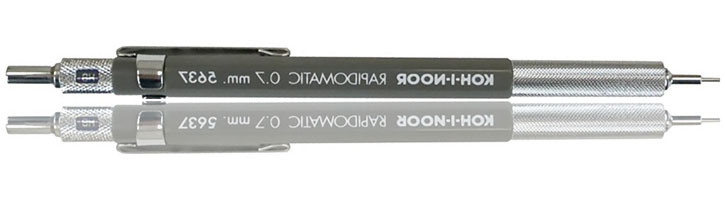 .7MM Gray Koh-i-Noor Rapidomatic® Mechanical Pencils