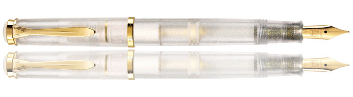 Pelikan Special Edition Golden Beryl Ink & Classic 200 Fountain Pens