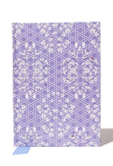 Ferris Wheel Press The Sketchbook A5 Memo & Notebooks in Rattan-Violet Blue