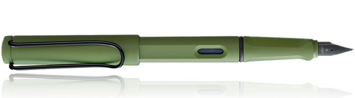 Lamy Gift Set - 50ml Ink Bottle and Safari Fountain Pens in Savannah Green / Blue-Black 50ml ink