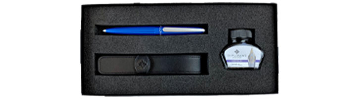 Diplomat Aero Gift Set with Pen Case, Bottled Ink & Aero Fountain Pens