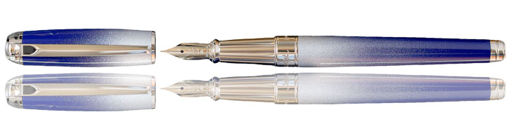 S.T. Dupont Line D Large Starburst & Sunburst Fountain Pens