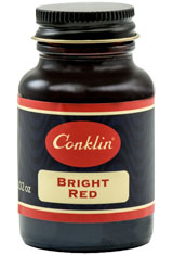 Bright Red Conklin Vintage 60ml Fountain Pen Ink