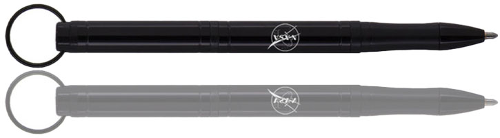 NASA Meatball Black Fisher Space Pen Backpacker Space Ballpoint Pens
