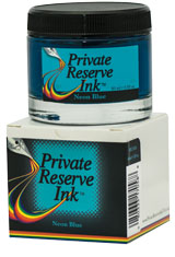 Neon Blue Private Reserve Neon Collection Fountain Pen Ink