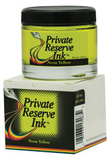 Neon Yellow Private Reserve Neon Collection Fountain Pen Ink