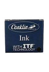 Black Conklin Ink Cartridge (6pk) Fountain Pen Ink