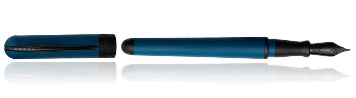 Lapis Lazuli Pineider Avatar UR Matte Black Fountain Pens