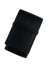 Black Girologio Top Flap 4 Pen Carrying Cases