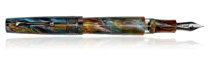 Leonardo Officina Italiana Supernova Limited Edition Fountain Pens in PM4/Ruthenium