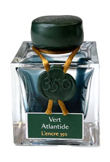 Jacques Herbin 350th Anniversary Vert Atlantide 50ml Empty Ink Bottles