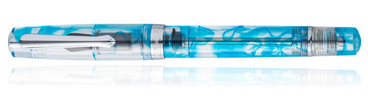Azureus Blue Nahvalur (Narwhal) Original Plus Vacuum Collection Fountain Pens