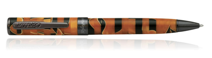 Orange/Black Conklin Stylograph Mosaic Ballpoint Pens