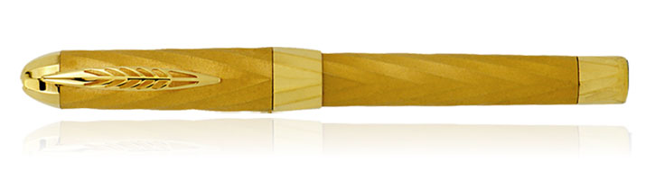 Yellow Gold Pineider Matrix Rollerball Pens