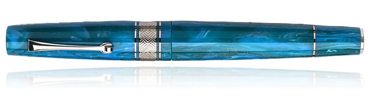 Star Light Blue / Silver trim Leonardo Officina Italiana Supernova Fountain Pens