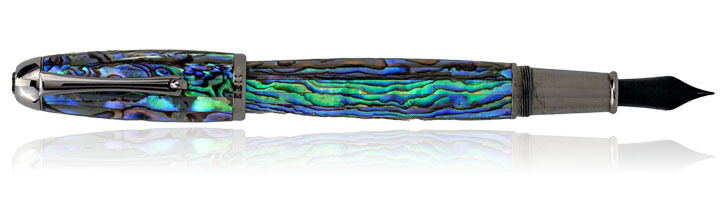 Abalone / Gunmetal trim Monteverde Super Mega Abalone Limited Edition Fountain Pens