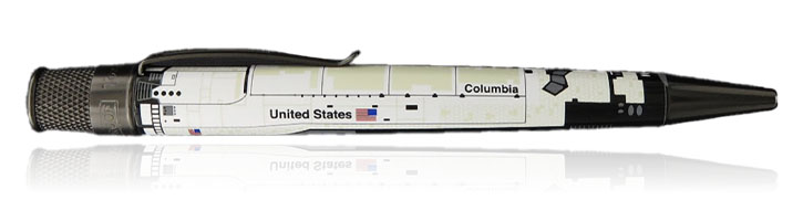 Retro 51 Columbia Space Shuttle Tornado Rollerball Pens