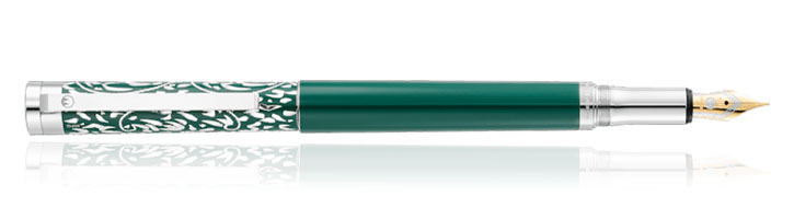 Green / 18kt Waldmann Xetra Vienna Special Edition Fountain Pens