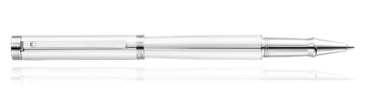 Sterling Silver Pinstripe Waldmann Tapio Rollerball Pens