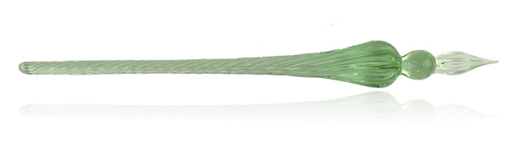 Pen Chalet El Dorado Glass Dip Pens in Moss Green