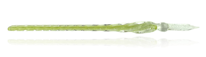 Moss Green Glitter Pen Chalet El Dorado Glass Dip Pens