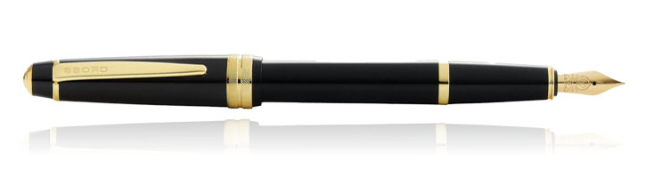 Black / Gold trim Cross Bailey Light Fountain Pens