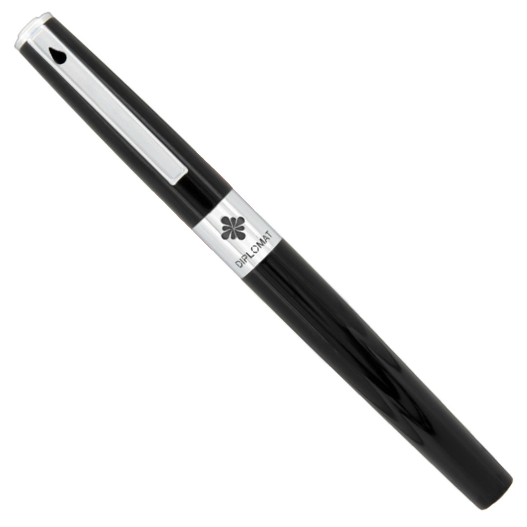 Diplomat CLR Black Lacquer Fountain Pens