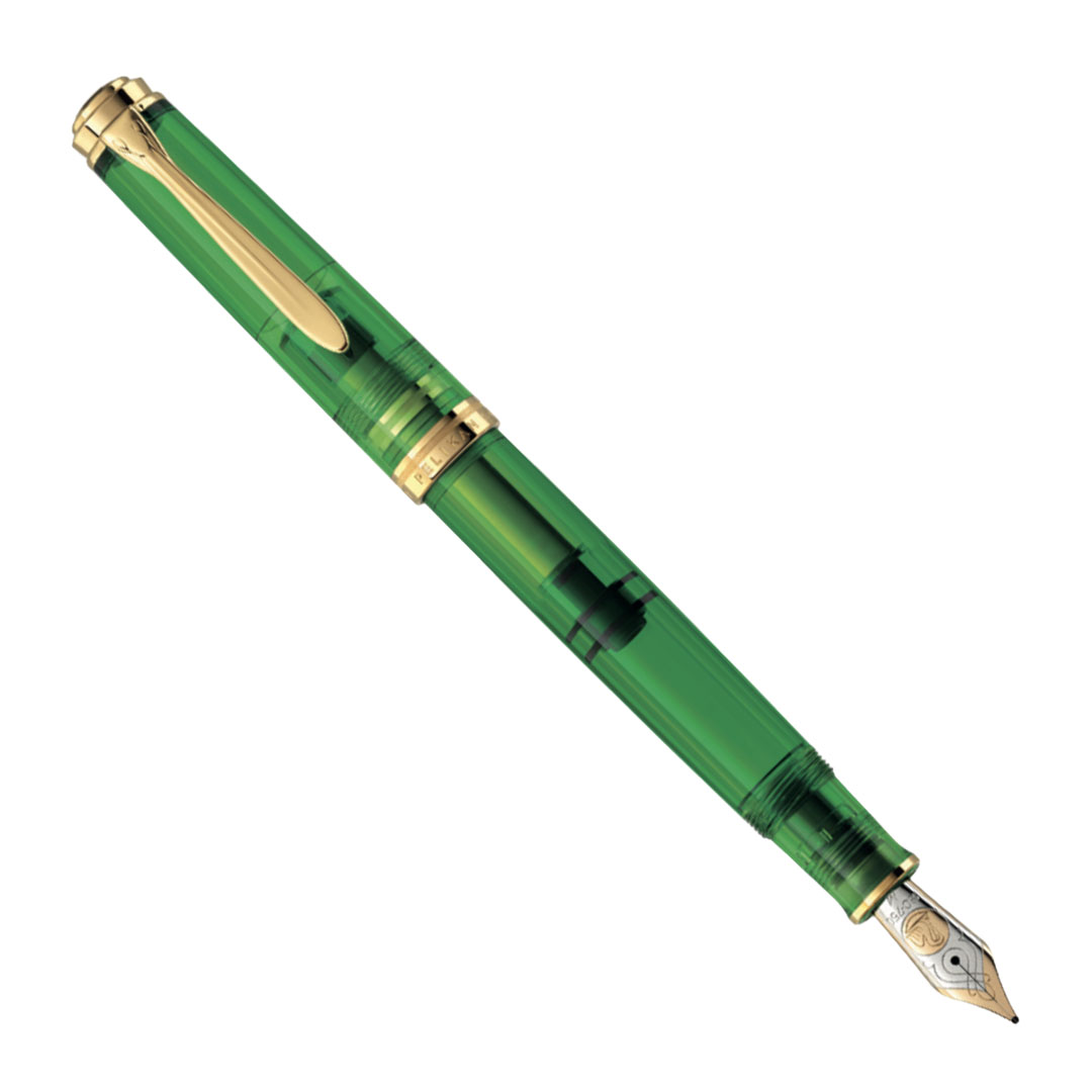 Pelikan Souveran M800 Green Demonstrator Fountain Pens