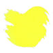 Sailor Jentle Highlighter(50ml) Bottled Fountain Pen Ink color swatch in Bright Yellow