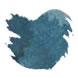 Organics Studio Ernest's Vintage Writing Fluid Fountain Pen Ink color swatch in Barkley's Blue Teal